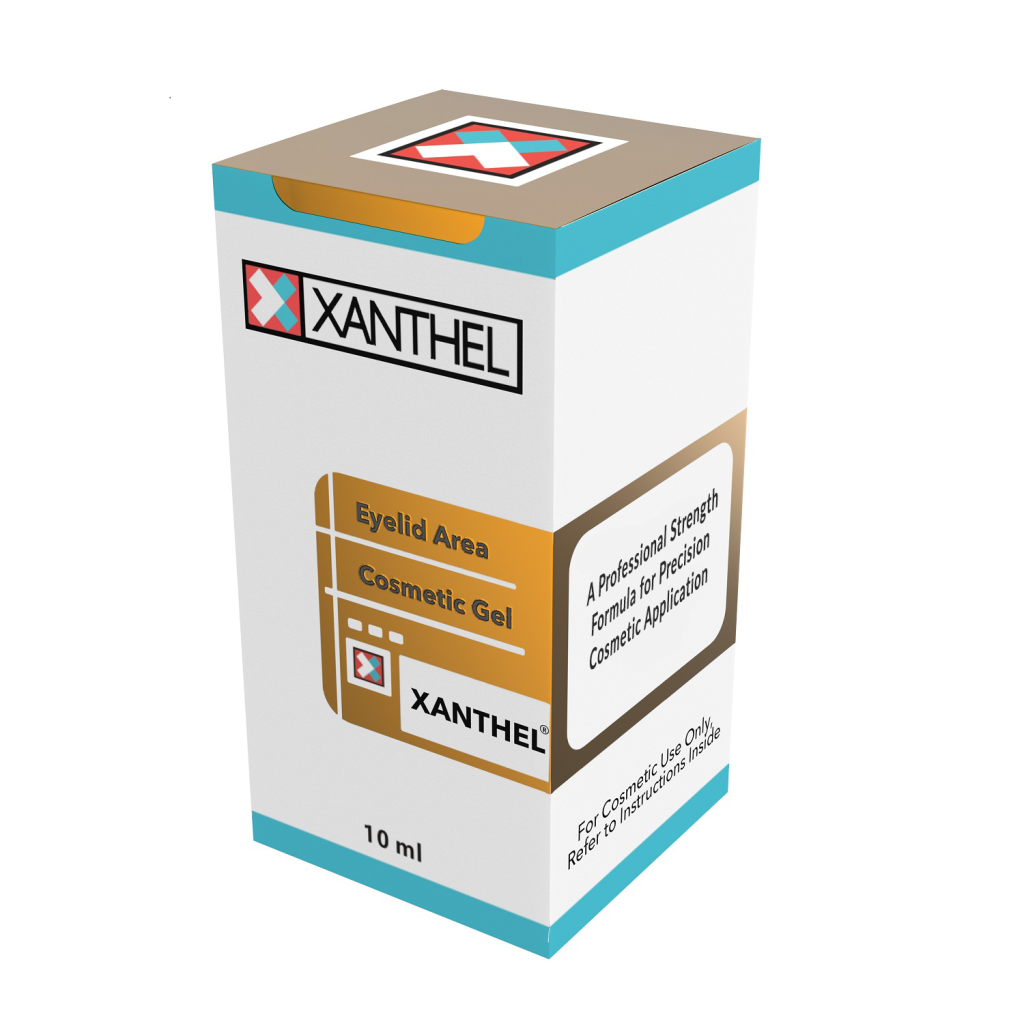 Xanthel Professional Eyelid Area Cosmetic Gel Kit Packaging